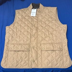 Barbour Men's Tan Quilted Vest